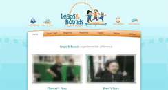 Desktop Screenshot of leapsandboundskids.com